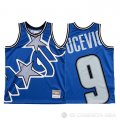 Camiseta Nikola Vucevic #9 Orlando Magic Mitchell & Ness Big Face Azul