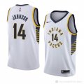 Camiseta Omari Johnson #14 Indiana Pacers Association 2018 Blanco
