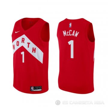 Camiseta Patrick Mccaw #1 Toronto Raptors Earned Rojo