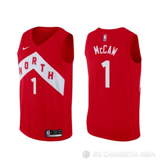 Camiseta Patrick Mccaw #1 Toronto Raptors Earned Rojo - Haga un click en la imagen para cerrar