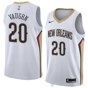 Camiseta Rashad Vaughn #20 New Orleans Pelicans Association 2018 Blanco