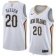 Camiseta Rashad Vaughn #20 New Orleans Pelicans Association 2018 Blanco