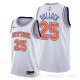 Camiseta Reggie Bullock #25 New York Knicks Statement Blanco