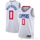 Camiseta Russell Westbrook #0 Los Angeles Clippers Association 2022-23 Blanco