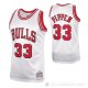 Camiseta Scottie Pippen NO 33 Chicago Bulls Mitchell & Ness 1997-98 Blanco
