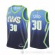 Camiseta Seth Curry #30 Dallas Mavericks Ciudad Edition Azul