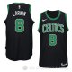 Camiseta Shane Larkin #8 Boston Celtics Statement 2018 Negro