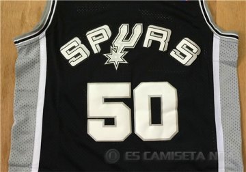 Camiseta Robinson #50 San Antonio Spurs Negro