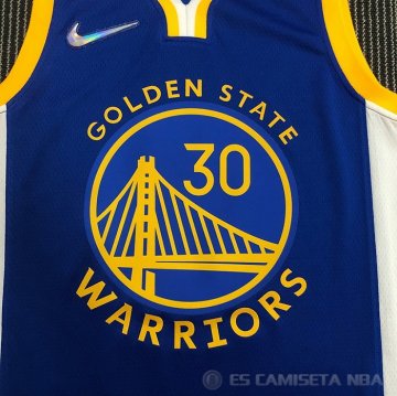 Camiseta Stephen Curry 2974th Golden State Warriors 3 Points Azul