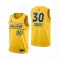 Camiseta Stephen Curry #30 All Star 2021 Golden State Warriors Oro