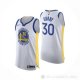 Camiseta Stephen Curry #30 Golden State Warriors Association Autentico Blanco