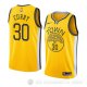 Camiseta Stephen Curry #30 Golden State Warriors Earned 2018-19 Amarillo