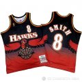 Camiseta Steve Smith #8 Atlanta Hawks Retro Rojo