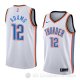 Camiseta Steven Adams #12 Oklahoma City Thunder Association 2018 Blanco