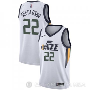 Camiseta Thabo Sefolosha #22 Utah Jazz Association 2017-18 Blanco