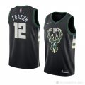 Camiseta Tim Frazier #12 Milwaukee Bucks Statement 2018 Negro