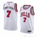 Camiseta Timothe Luwawu-Cabarrot #7 Chicago Bulls Association 2018 Blanco