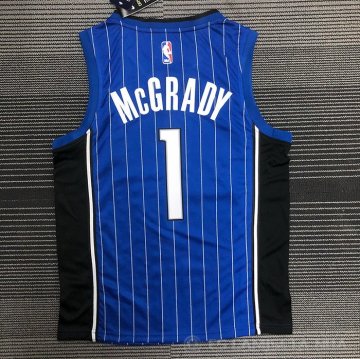 Camiseta Tracy McGrady NO 1 Orlando Magic Association Azul