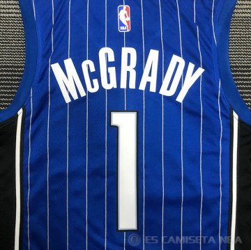 Camiseta Tracy McGrady NO 1 Orlando Magic Association Azul