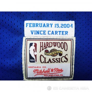Camiseta Vince Carter NO 15 All Star 2004 Azul