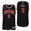 Camiseta Wade #3 Chicago Bulls Negro