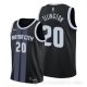 Camiseta Wayne Ellington #20 Detroit Pistons Ciudad Negro