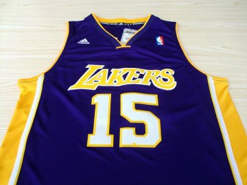 Camiseta World Peace #15 Los Angeles Lakers Violeta
