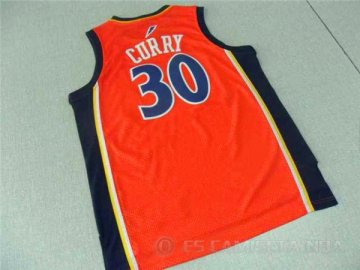 Camiseta retro Curry #30 Golden State Warriors Naranja