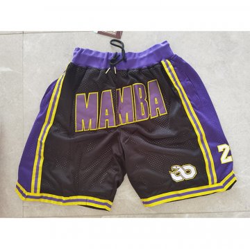 Pantalone Los Angeles Lakers Mamba Violeta Negro