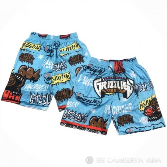 Pantalone Memphis Grizzlies Slap Sticker Just Don Azul - Haga un click en la imagen para cerrar