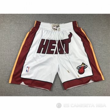 Pantalone Miami Heat Just Don Rojo Blanco
