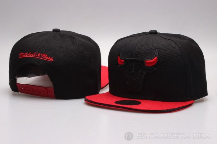 Sombrero Chicago Bulls Snapbacks Rojo Negro - Haga un click en la imagen para cerrar