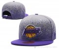 Sombrero Los Angeles Lakers Gris Violeta