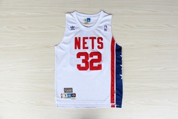 Camiseta Erving #32 Nets ABA Blanco