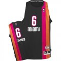 Camiseta James #6 Heats ABA Negro
