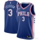 Camiseta Allen Iverson #3 Philadelphia 76ers Icon Azul