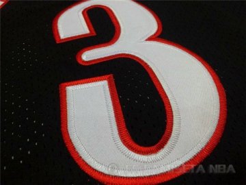 Camiseta Allen Iverson #3 Philadelphia 76ers Negro