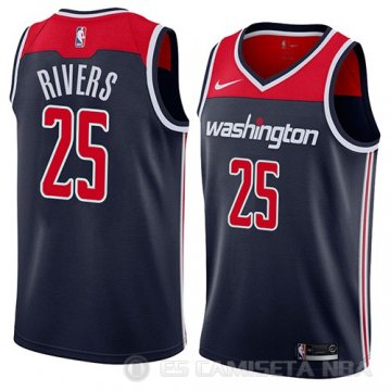 Camiseta Austin Rivers #25 Washington Wizards Statement 2018 Negro