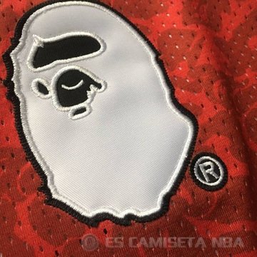 Camiseta Bape #93 Portland Trail Blazers Retro Rojo