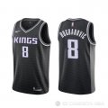 Camiseta Bogdan Bogdanovic #8 Sacramento Kings Statement Negro