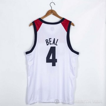 Camiseta Bradley Beal NO 4 USA 2021 Blanco