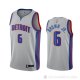 Camiseta Bruce Marron Jr. #6 Detroit Pistons Statement 2020-21 Gris