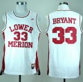 Camiseta Bryant #33 Lower Merion High School NCAA Blanco