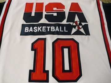 Camiseta Bryant #10 USA 1992 Blanco