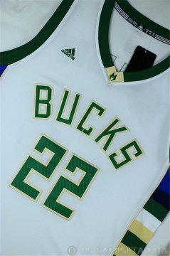 Camiseta Middleton #22 Milwaukee Bucks Blanco