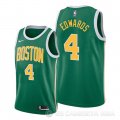 Camiseta Carsen Edwards #4 Boston Celtics Earned 2019-20 Verde