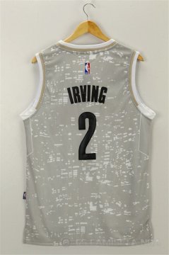 Camiseta Cavaliers Irving #2 Luces de la ciudad Gris