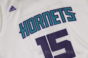 Camiseta Walker #15 Charlotte Hornets Blanco