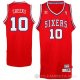 Camiseta Cheeks #10 Philadelphia 76ers Retro Rojo