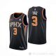 Camiseta Chris Paul NO 3 Phoenix Suns Statement 2021 Negro